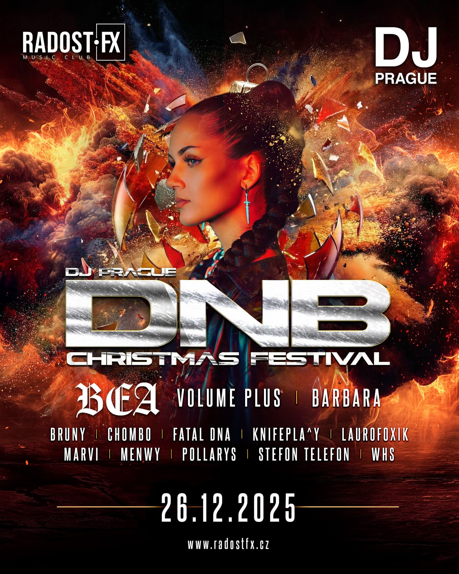 DJ PRAGUE DNB CHRISTMAS FESTIVAL