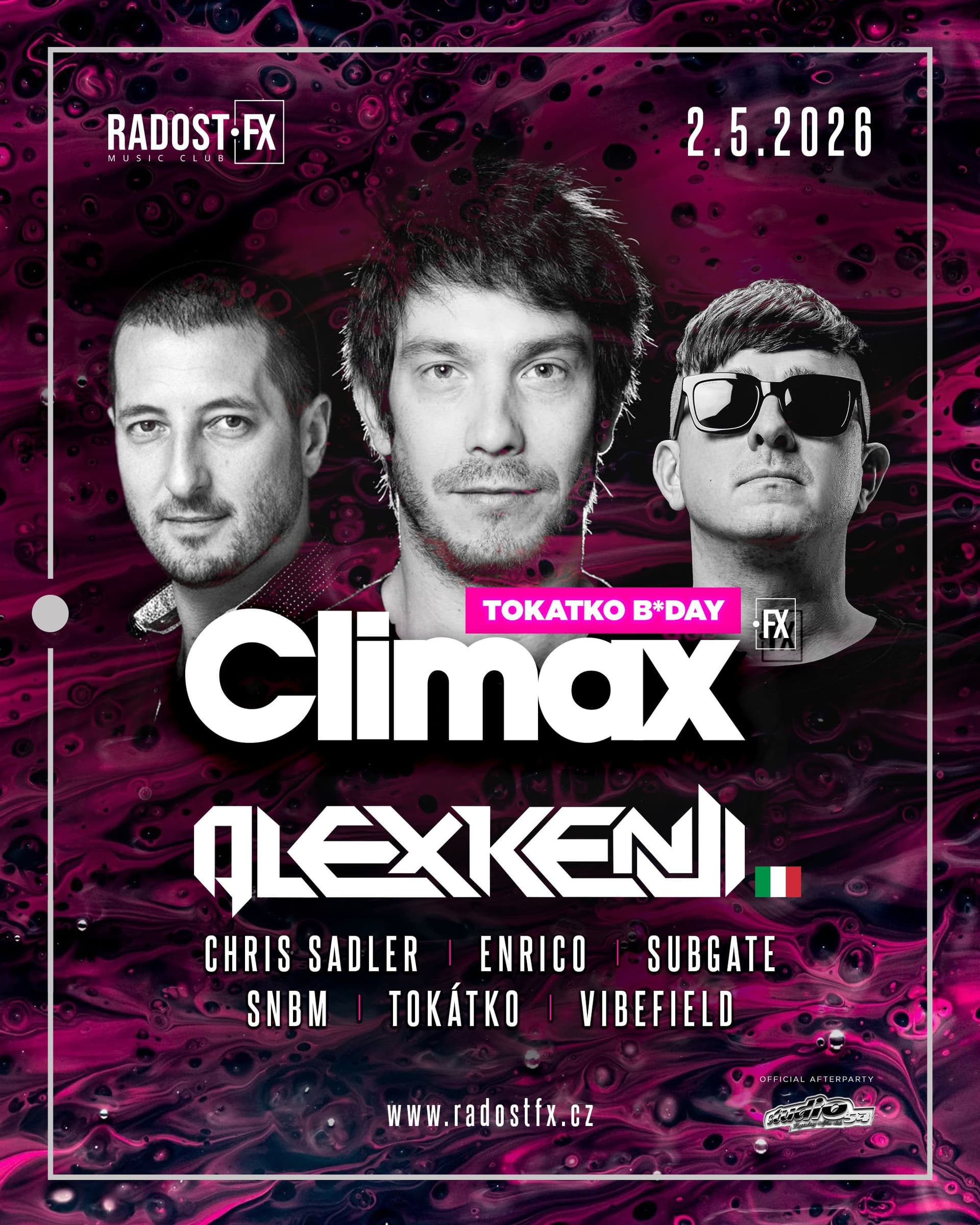 CLIMAX FX: TOKÁTKO 38 B*DAY with Alex Kenji 🇮🇹