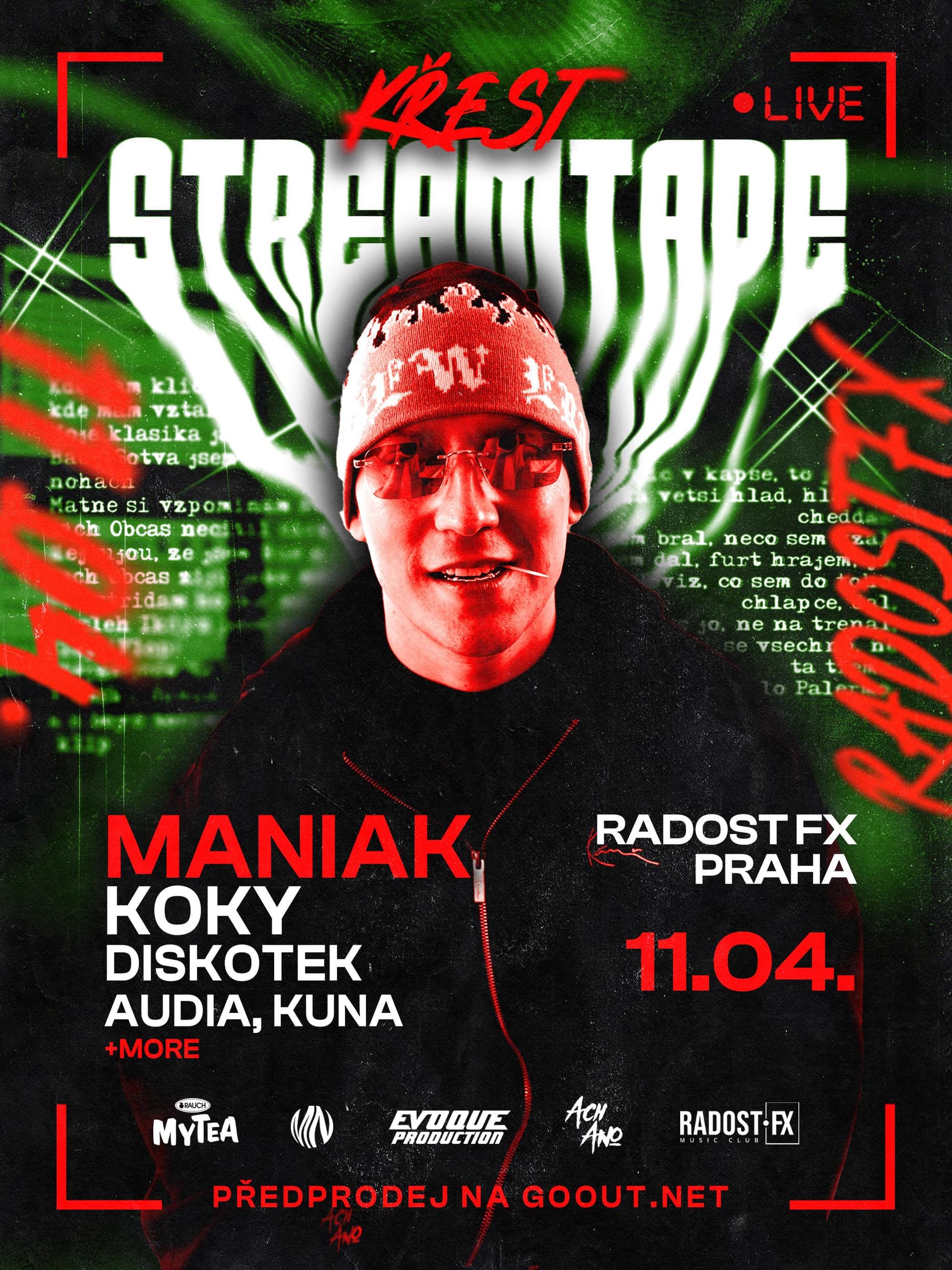 MANIAK - KŘEST ALBA STREAMTAPE