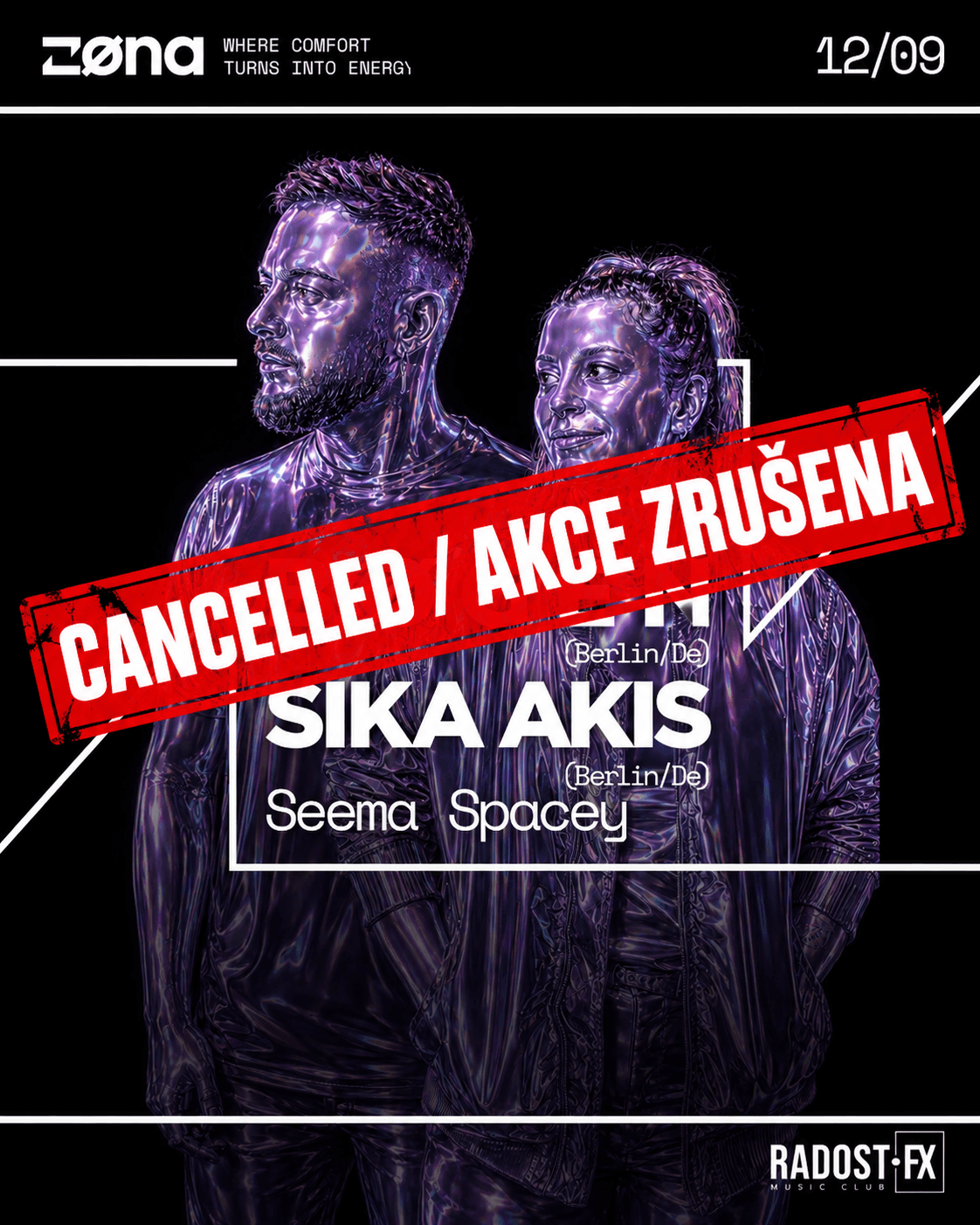 ZØNA NIGHT - CANCELLED / AKCE ZRUŠEA