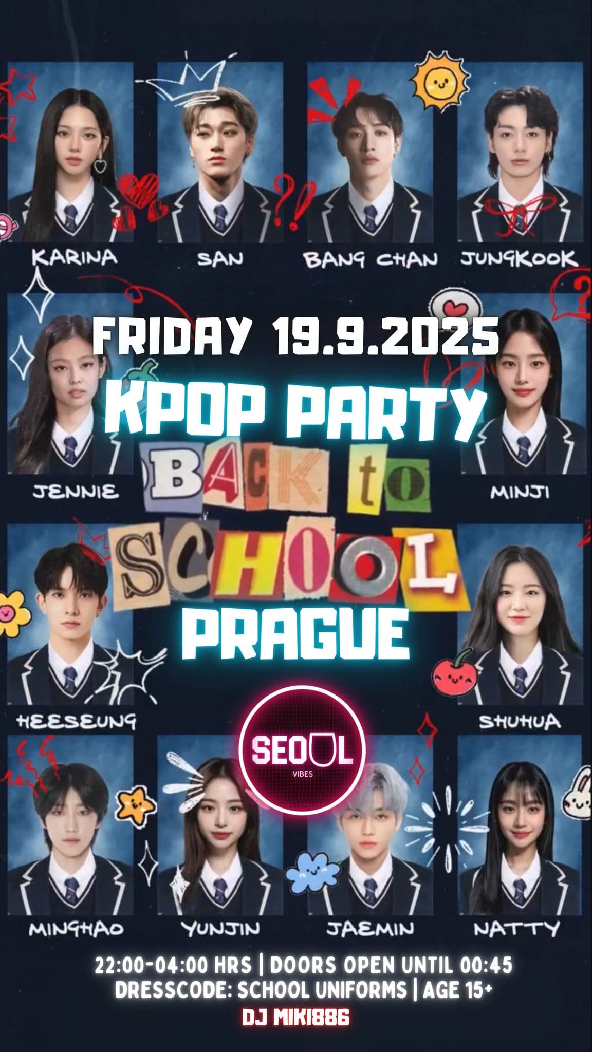 KPOP PARTY BACK TO SCHOOL