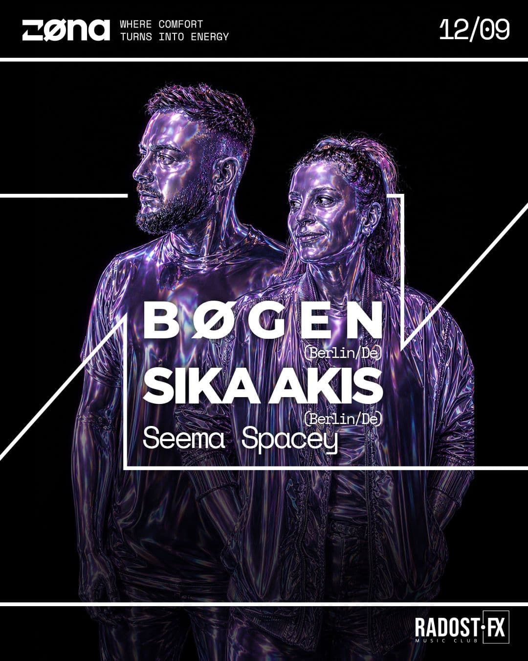 ZØNA NIGHT w/ BØGEN (Berlin/DE) & Sika Akis (Berlin/DE)