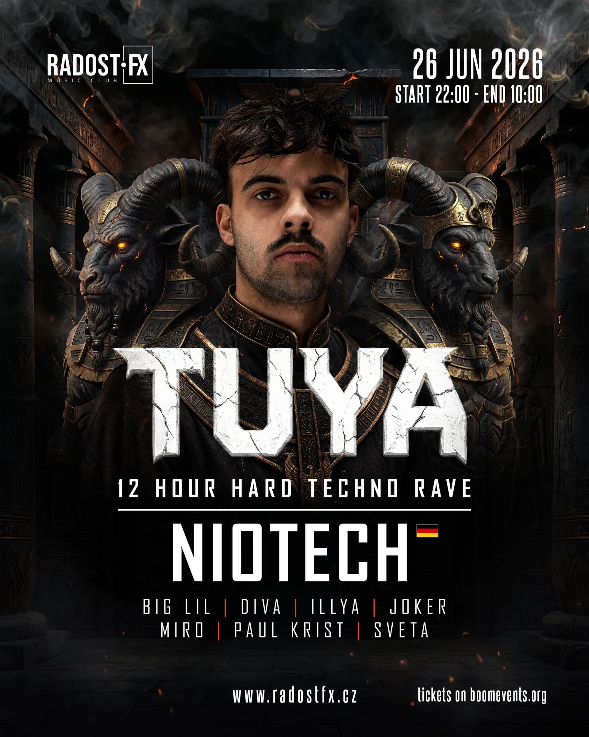TUYA with NIOTECH 🇩🇪 • 12 HOUR HARD TECHNO RAVE